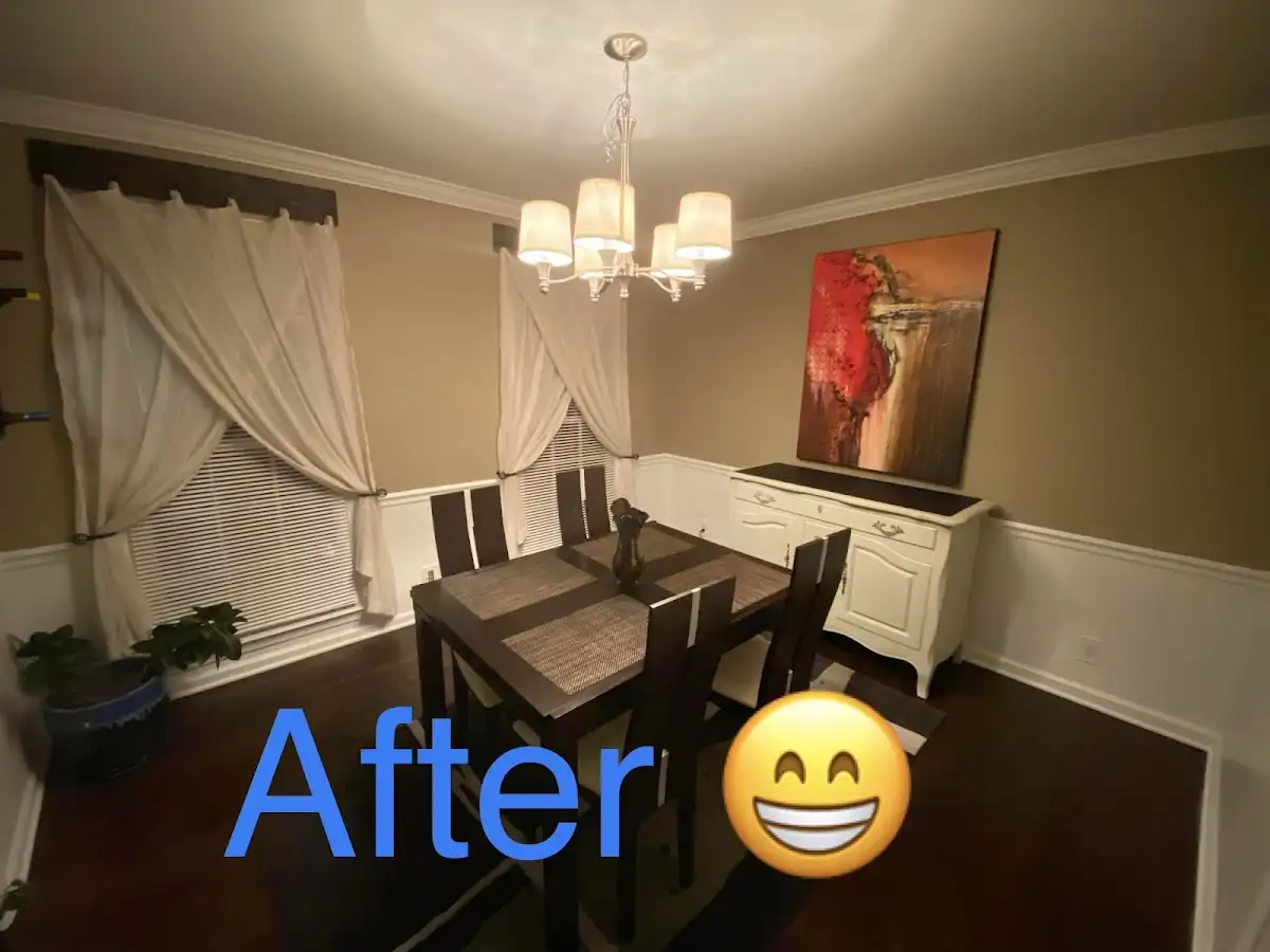 Professional dining room restoration after water damage in Athens